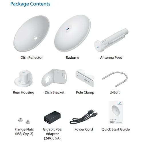 Беспроводной мост Ubiquiti PowerBeam 5AC-500 Беспроводной мост Ubiquiti PowerBeam 5AC-500